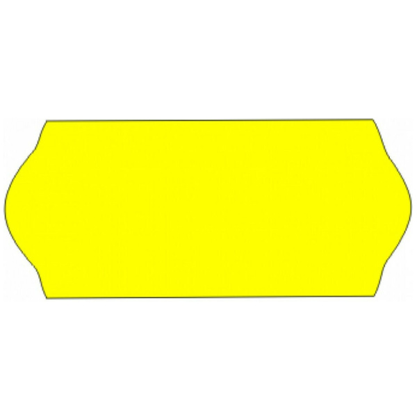 Ετικέτες Ετικετογράφου 26x12mm Κίτρινες Οβάλ