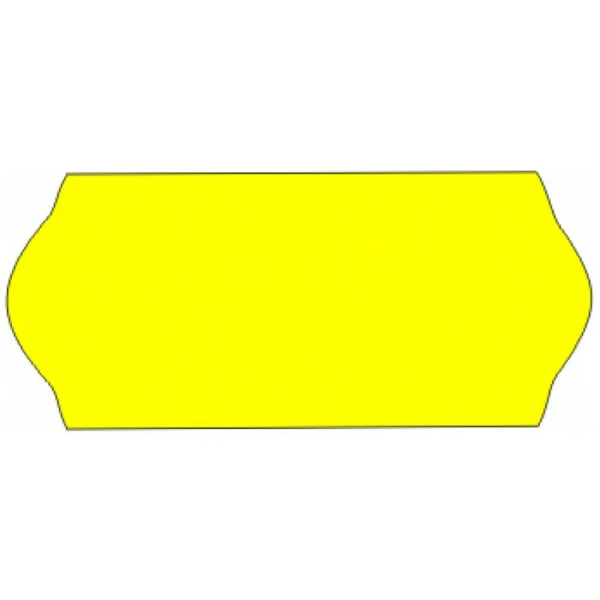 Ετικέτες Ετικετογράφου 26x12mm Κίτρινες Οβάλ