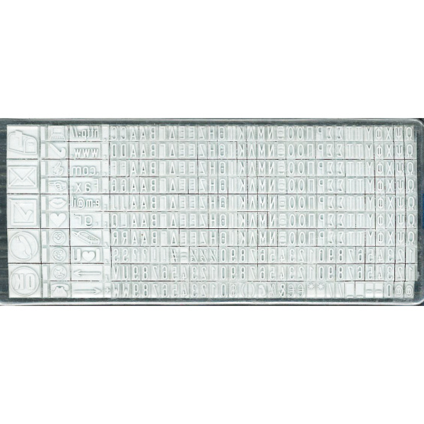 Colop Πλακέτα Ελληνικών Γραμμάτων ύψους 3.5mm