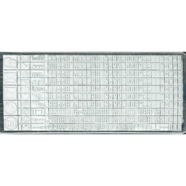 Colop Πλακέτα Ελληνικών Γραμμάτων ύψους 3.5mm