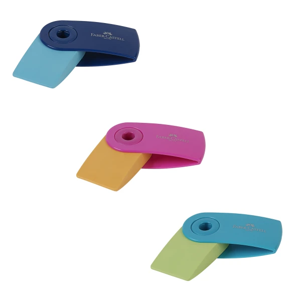 Γόμα Δίχρωμη Sleeve Mini Faber Castell 182445