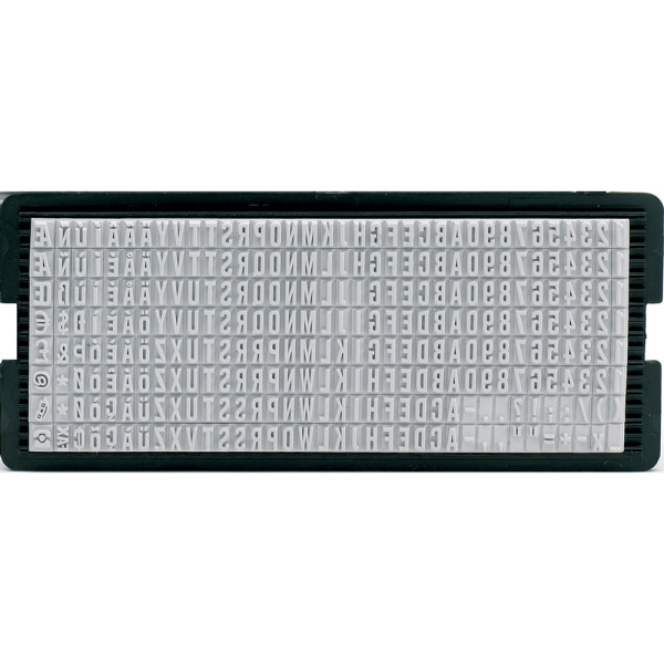 Trodat 6004 Πλακέτα Αγγλικών Γραμμάτων ύψους 4mm