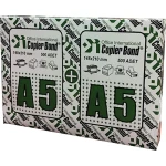 Χαρτί Α5 Copier Bond 80gr Λευκό 148.5x210mm πακέτο 1000 φύλλα (μισό του Α4)