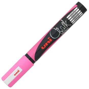 Μαρκαδόρος Uni Chalk Marker Fluo Pink PWE-5M Medium 1-8-2.5mm