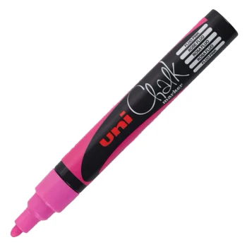 Μαρκαδόρος Uni Chalk Marker Fluo Pink PWE-5M Medium 1-8-2.5mm
