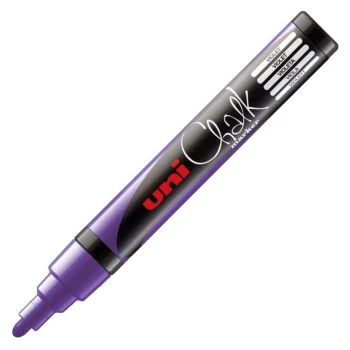 Μαρκαδόρος Uni Chalk Marker Violet PWE-5M Medium 1.8-2.5mm