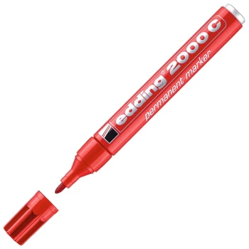 Μαρκαδόρος Edding 2000C Κόκκινος 1.5-3mm Ανεξίτηλος