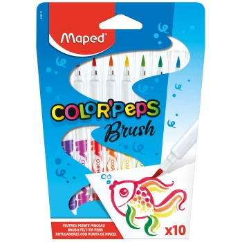 Maped Colorpeps Brush Μαρκαδόροι Ζωγραφικής Λεπτοί