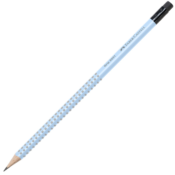 Μολύβι Γαλάζιο Faber-Castell Grip 2001 με γόμα