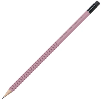 Μολύβι Ροζ Faber-Castell Grip 2001 με γόμα
