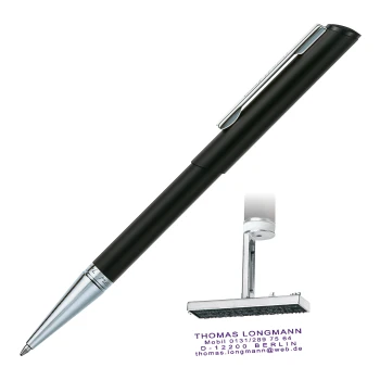 Στυλό Heri Pen Diagonal Black 3021 με σφραγίδα