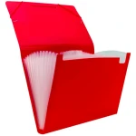 Φάκελος Α4 Κόκκινος 13 θέσεων με λάστιχο 33x25cm Typotrust