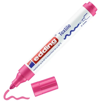 Μαρκαδόρος Υφάσματος Edding Textile 4500 NeonPink 2-3mm