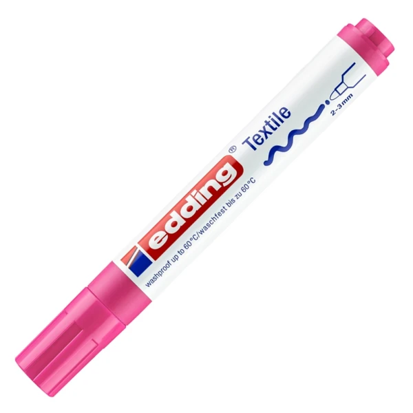 Μαρκαδόρος Υφάσματος Edding Textile 4500 NeonPink 2-3mm