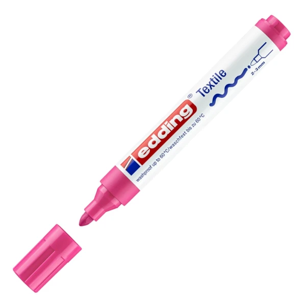 Μαρκαδόρος Υφάσματος Edding Textile 4500 NeonPink 2-3mm