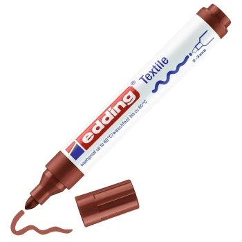 Μαρκαδόρος Υφάσματος Edding Textile 4500 Καφέ 2-3mm