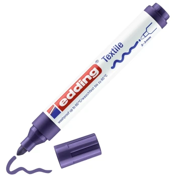 Μαρκαδόρος Υφάσματος Edding Textile 4500 Violet 2-3mm