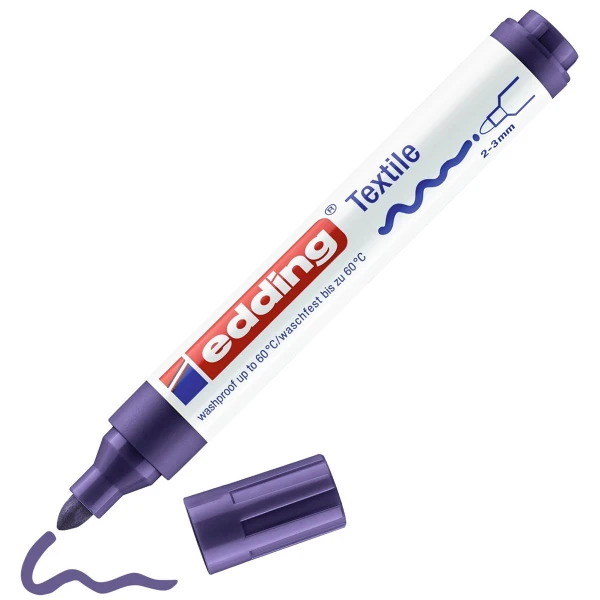 Μαρκαδόρος Υφάσματος Edding Textile 4500 Violet 2-3mm