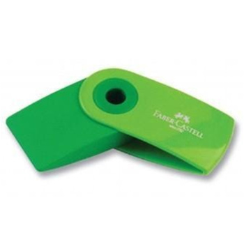 Γόμα Mini Faber-Castell Sleeve Πράσινη 182448