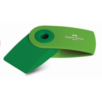 Γόμα Mini Faber-Castell Sleeve Πράσινη 182448