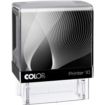 Σφραγίδα Colop G7 New Printer 10 Αυτομελανώμενη Μαύρη με μαύρη ετικέτα για κατασκευή σφραγίδας κειμένου έως 2 μικρών λέξεων.