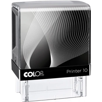 Σφραγίδα Colop G7 New Printer 10 Αυτομελανώμενη Μαύρη με μαύρη ετικέτα για κατασκευή σφραγίδας κειμένου έως 2 μικρών λέξεων.