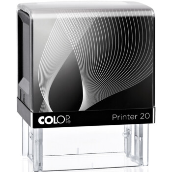 Σφραγίδα Colop G7 New Printer 20 Αυτομελανώμενη Μαύρη με μαύρη ετικέτα για κατασκευή σφραγίδας έως 3ων γραμμών κειμένου.
