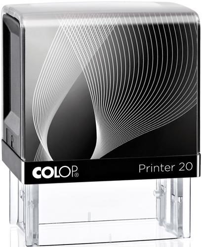 Σφραγίδα Colop G7 New Printer 20 Αυτομελανώμενη Μαύρη με μαύρη ετικέτα για κατασκευή σφραγίδας έως 3ων γραμμών κειμένου.