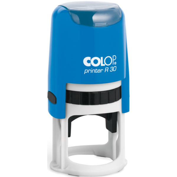 Σφραγίδα Colop Printer R30 Στρογγυλή Μπλε, για κατασκευή στρογγυλής σφραγίδας με διάμετρο 3.0cm.