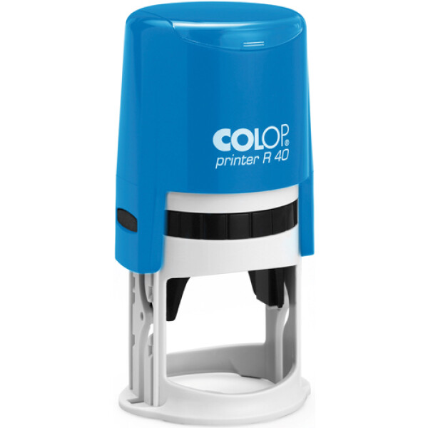 Σφραγίδα Colop Printer R40 Στρογγυλή Μπλε για κατασκευή στρογγυλής σφραγίδας με διάμετρο 4.0cm.
