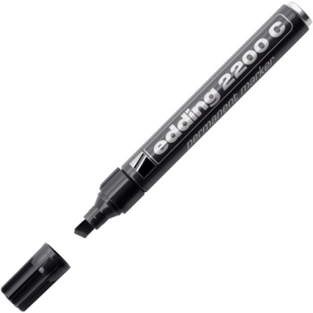 ΜΑΡΚΑΔΟΡΟΣ EDDING 2200C ΑΝΕΞΙΤΗΛΟΣ ΜΑΥΡΟΣ 1-5MM ΠΛΑΚΕ