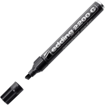 ΜΑΡΚΑΔΟΡΟΣ EDDING 2200C ΑΝΕΞΙΤΗΛΟΣ ΜΑΥΡΟΣ 1-5MM ΠΛΑΚΕ