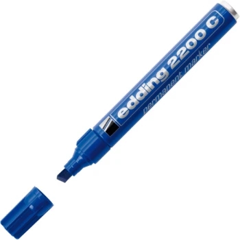 ΜΑΡΚΑΔΟΡΟΣ EDDING 2200C ΑΝΕΞΙΤΗΛΟΣ ΜΠΛΕ 1-5MM ΠΛΑΚΕ