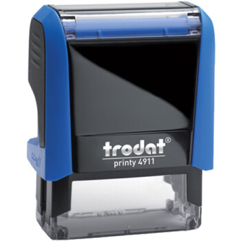 Σφραγίδα Trodat Printy 4911 Eco Αυτομελανώμενη Μπλε για κατασκευή σφραγίδας έως 3 γραμμών κειμένου.