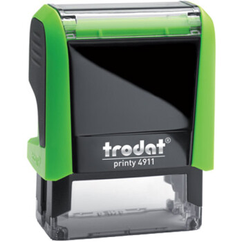Σφραγίδα Trodat Printy 4911 Eco Αυτομελανώμενη Πράσινη για κατασκευή σφραγίδας έως 3 γραμμών κειμένου.