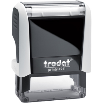 Σφραγίδα Trodat Printy 4911 Eco Αυτομελανώμενη Λευκή για κατασκευή σφραγίδας έως 3 γραμμών κειμένου.