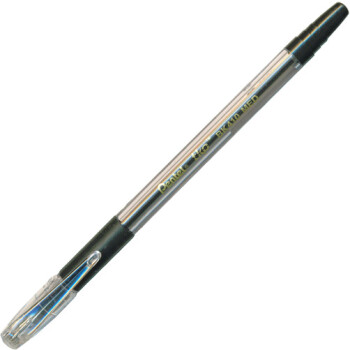 Στυλό διαρκείας Μαύρο Pentel TKO BK410 με Grip για εύκολο κράτημα και απαλή γραφή πάχους 1mm.