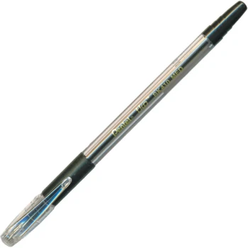 Στυλό διαρκείας Μαύρο Pentel TKO BK410 με Grip για εύκολο κράτημα και απαλή γραφή πάχους 1mm.