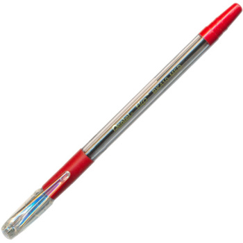 Στυλό διαρκείας Κόκκινο Pentel TKO BK410 με Grip για εύκολο κράτημα και απαλή γραφή πάχους 1mm.