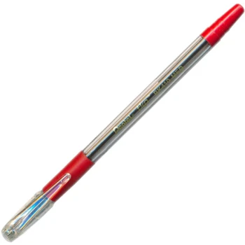 Στυλό διαρκείας Κόκκινο Pentel TKO BK410 με Grip για εύκολο κράτημα και απαλή γραφή πάχους 1mm.