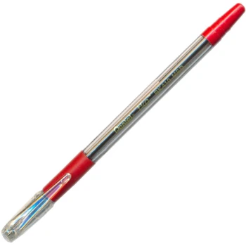 Στυλό διαρκείας Κόκκινο Pentel TKO BK410 με Grip για εύκολο κράτημα και απαλή γραφή πάχους 1mm.