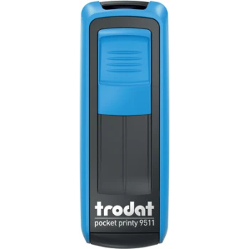Σφραγίδα Trodat Pocket Printy 9511 Τσέπης Μπλε για κατασκευή σφραγίδας έως 3ων γραμμών κειμένου.