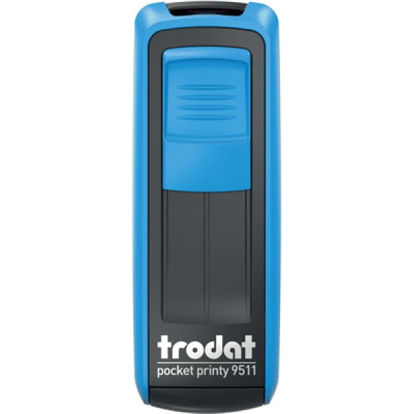 Σφραγίδα Trodat Pocket Printy 9511 Τσέπης Μπλε για κατασκευή σφραγίδας έως 3ων γραμμών κειμένου.