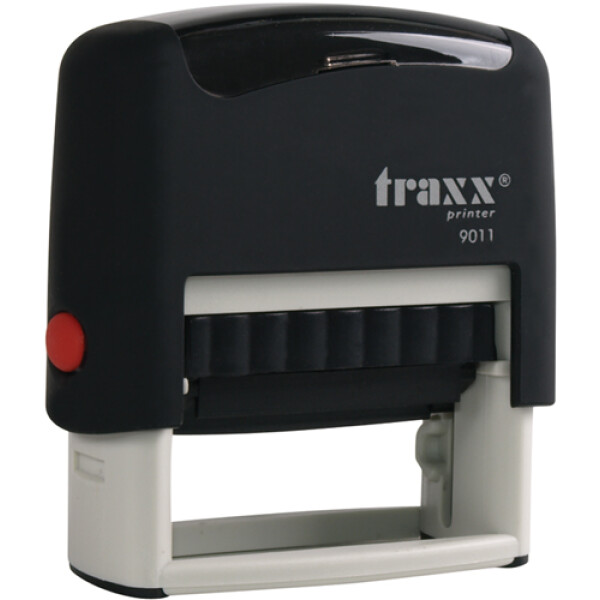 Σφραγίδα Traxx Printer 9011 Αυτομελανώμενη Μαύρη για κατασκευή σφραγίδας έως 3ης γραμμές κειμένου.