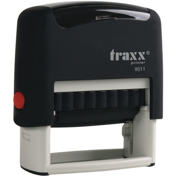 Σφραγίδα Traxx Printer 9011 Αυτομελανώμενη Μαύρη για κατασκευή σφραγίδας έως 3ης γραμμές κειμένου.