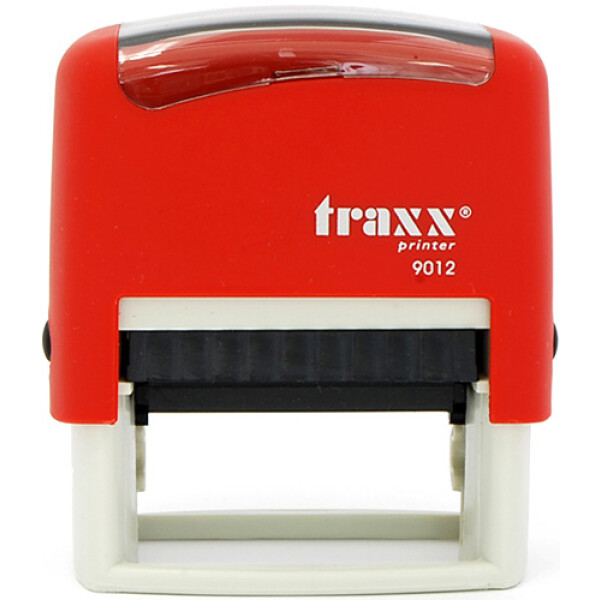 Σφραγίδα Traxx Printer 9012 Αυτομελανώμενη Κόκκινη για κατασκευή σφραγίδας έως 4ων γραμμών κειμένου.