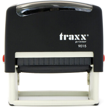 Σφραγίδα Traxx Printer 9015 Αυτομελανώμενη Μαύρη για κατασκευή σφραγίδας έως 8 γραμμών κειμένου.