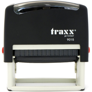Σφραγίδα Traxx Printer 9015 Αυτομελανώμενη Μαύρη για κατασκευή σφραγίδας έως 8 γραμμών κειμένου.