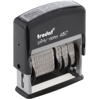 Σφραγίδα Trodat Printy Dater 4817 Ελληνικών Τίτλων και Ημερομηνιών