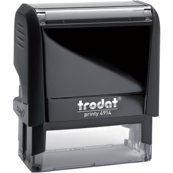 Σφραγίδα Trodat Printy 4914 Eco Αυτομελανώμενη Μαύρη για κατασκευή σφραγίδας έως 8 γραμμών κειμένου.